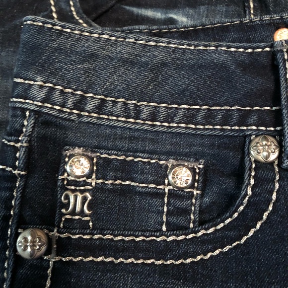 NWOT $220- Miss Me Signature Skinny jeans size 27 - Picture 4 of 6